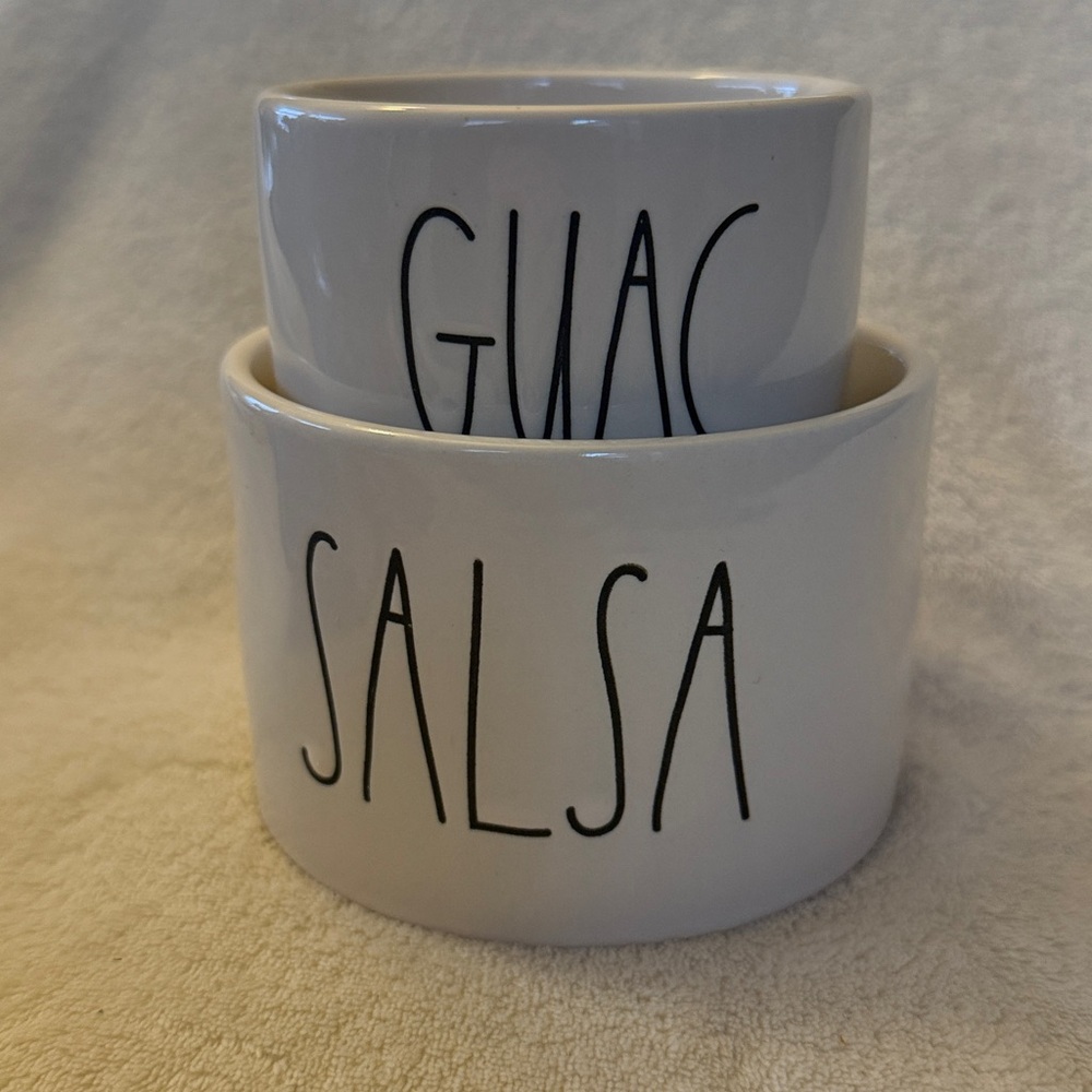 Rae Dunn Salsa and Guac Bowls - Picture 3 of 3